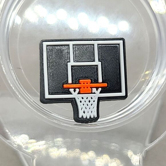 6/$20 Basketball 🏀 Hoops Croc Charm Shoe Jewelry Sports Ball Jibbitz Bogg Bag - Picture 2 of 5